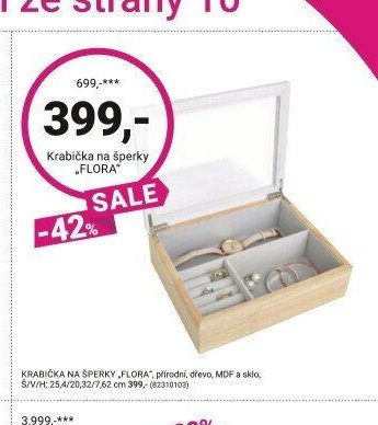 Krabička na šperky „FLORA“