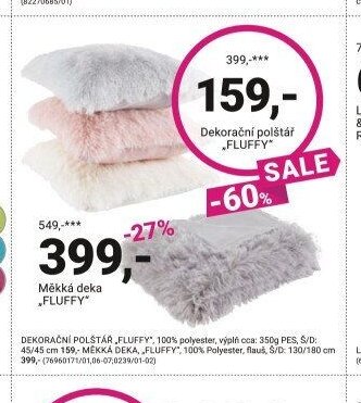 Dekorační polštář „FLUFFY“