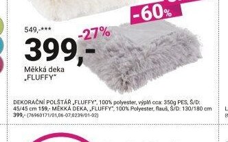 Měkká deka „FLUFFY“