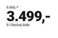 Otočná židle