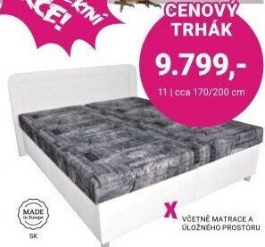 ČALOUNĚNÁ POSTEL „ANDREA“