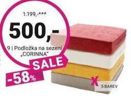 PODLOŽKA NA SEZENÍ „CORINNA“