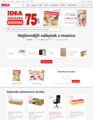 akční leták IDEA nábytek 27.12.2022-2.1.2023