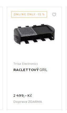 RACLETTOVÝ GRIL
