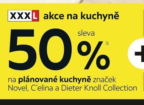 Plánované kuchyně značek Novel, C'elina a Dieter Knoll Collection