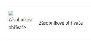 Zásobníkové ohřívače