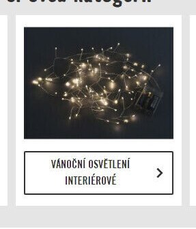 Vánoční osvětlení interiérové