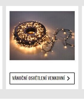 Vánoční osvětlení venkovní