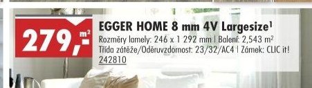 Egger Home 8 mm 4V Largesize