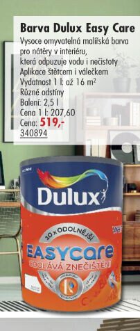 Barva Dulux Easy Care