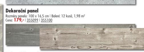 Dekorační panel