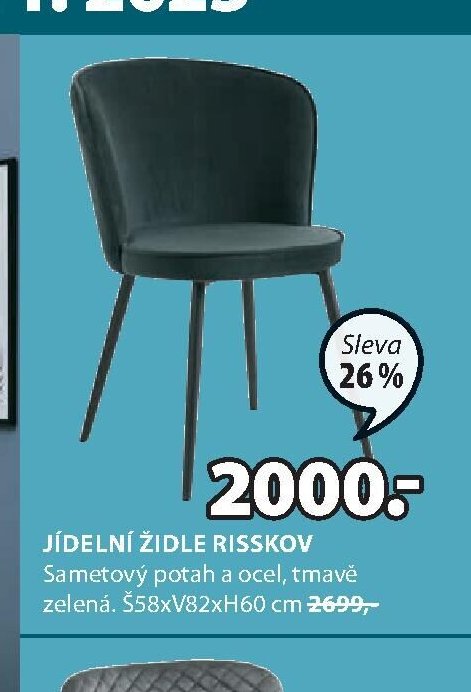 JÍDELNÍ ŽIDLE RISSKOV