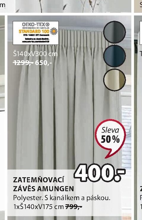 Zatemňovací závěs AMUNGEN
