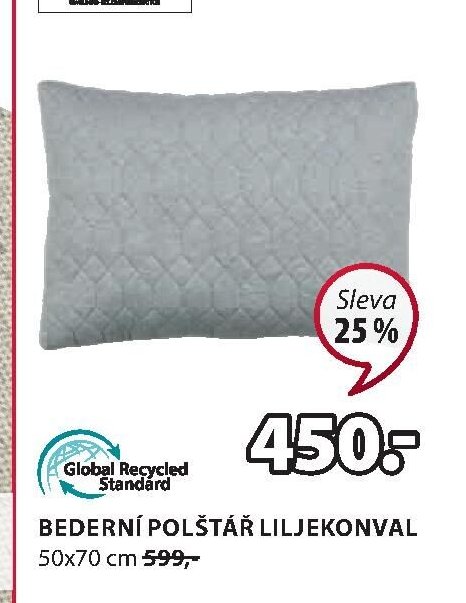 BEDERNÍ POLŠTÁŘ LILJEKONVAL 50x70 cm