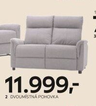 2 dvoumístná pohovka