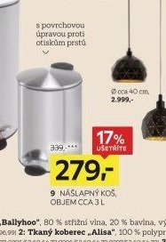 Nášlapný koš, objem cca 3 l