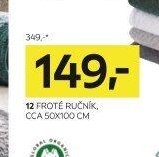 12 FROTÉ RUČNÍK, CCA 50X100 CM