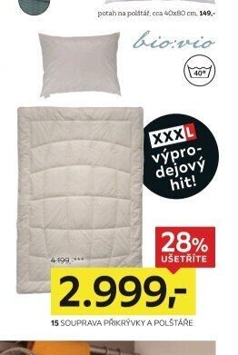 15 SOUPRAVA PŘIKRÝVKY A POLŠTÁŘE