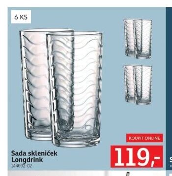 Sada skleniček Longdrink