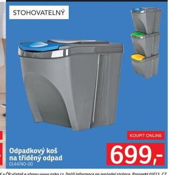 Odpadkový koš na tříděný odpad