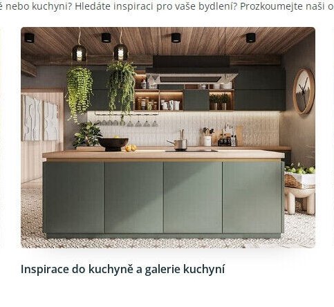 Inspirace do kuchyně a galerie kuchyní