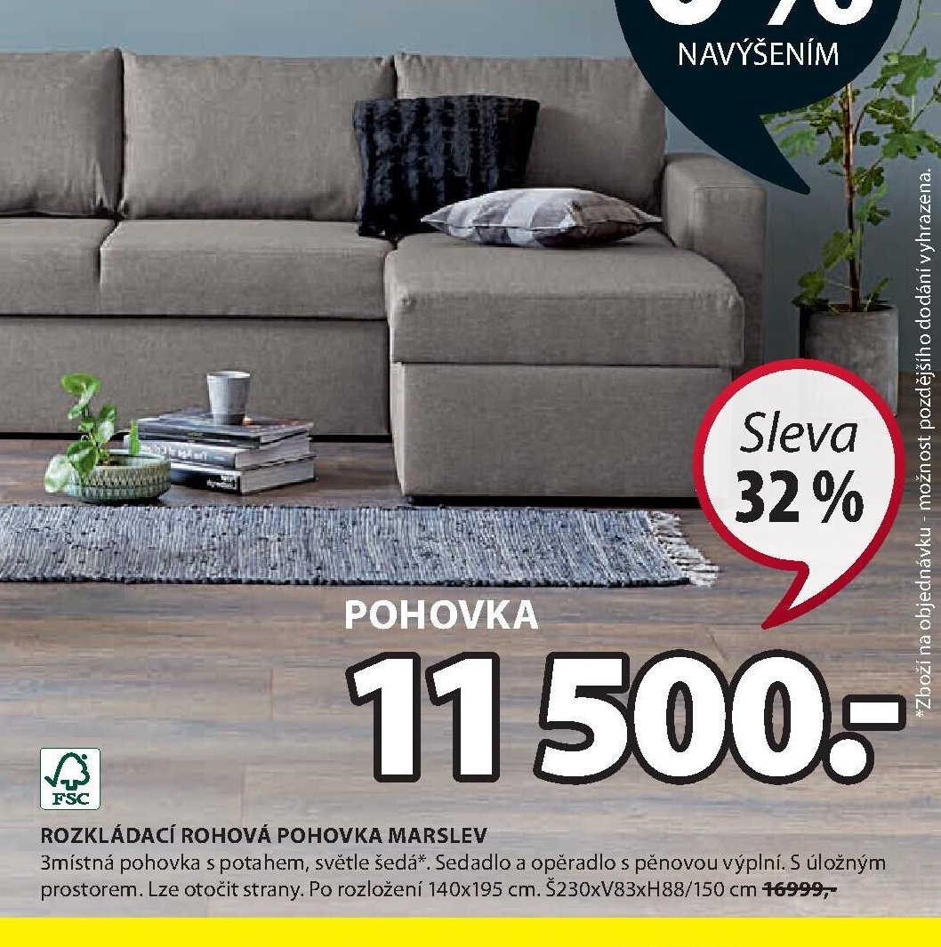 ROZKLÁDACÍ ROHOVÁ POHOVKA MARSLEV