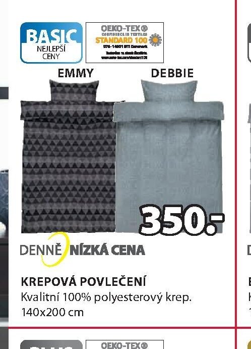 Krepové povlečení EMMY