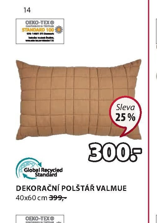 DEKORAČNÍ POLŠTÁŘ VALMUE