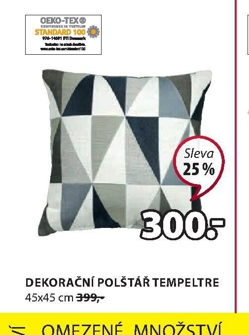 DEKORAČNÍ POLŠTÁŘ TEMPELTRE