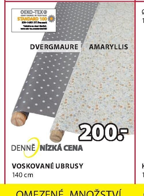 VOSKOVANÉ UBRUSY