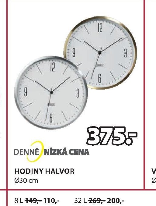 HODINY HALVOR