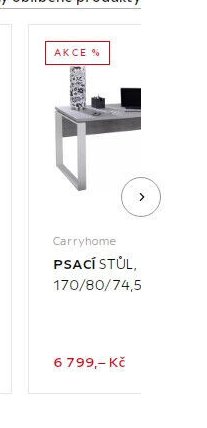 Carryhome PSACÍ STŮL, 170/80/74,5