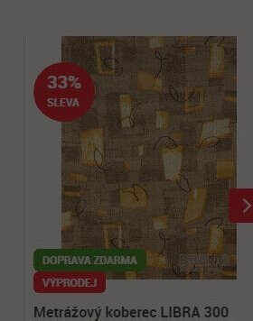 Metrážový koberec LIBRA 300