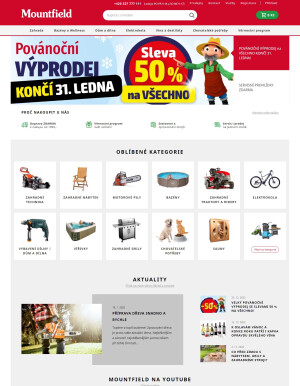 akční leták Mountfield 25.1.2023-31.1.2023