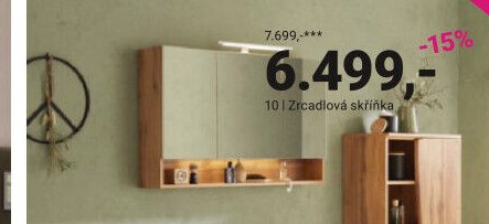Zrcadlová skříňka