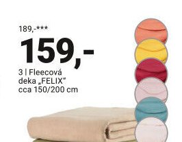 Fleecová deka FELIX
