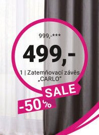 Zatemňovací závěs CARLO
