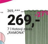 Hotový závěs RAMONA