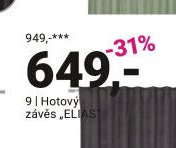 Hotový závěs ELIAS