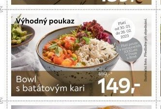 Bowl s batátovým kari