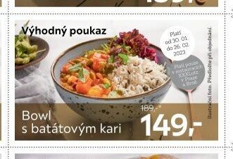 Bowl s batátovým kari