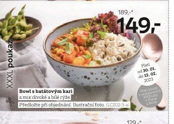 Bowl s batátovým kari