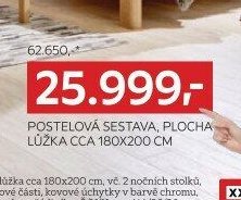 POSTELOVÁ SESTAVA, PLOCHA LŮŽKA CCA 180X200 CM
