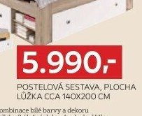 POSTELOVÁ SESTAVA, PLOCHA LŮŽKA CCA 140X200 CM