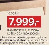 RÁM POSTELE, PLOCHA LŮŽKA CCA 180X200 CM