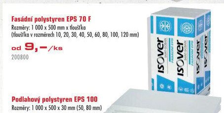 Fasádní polystyren EPS 70 F