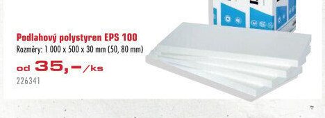 Podlahový polystyren EPS 100