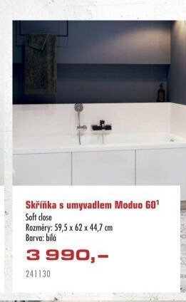 Skříňka s umyvadlem Moduo 60