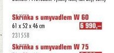 Skříňka s umyvadlem W 60