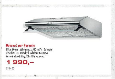 Odsavač par Pyramis